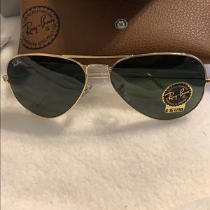 NIB Rayban Aviator Classic